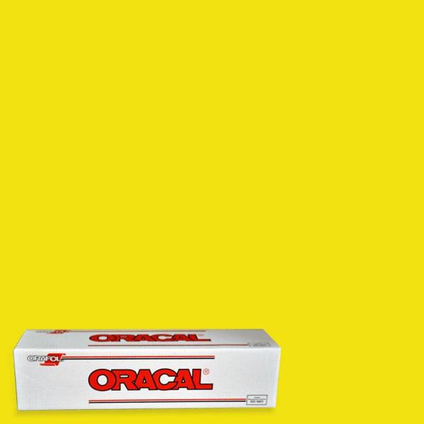 Brimstone Yellow Oracal 651- Adhesive Vinyl