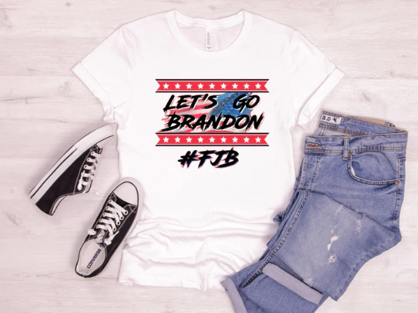 Lets go Brandon Flag DTF Transfer