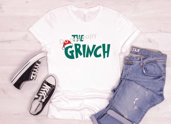 The G in solid GREEN with CLAUS design DTF Transfer