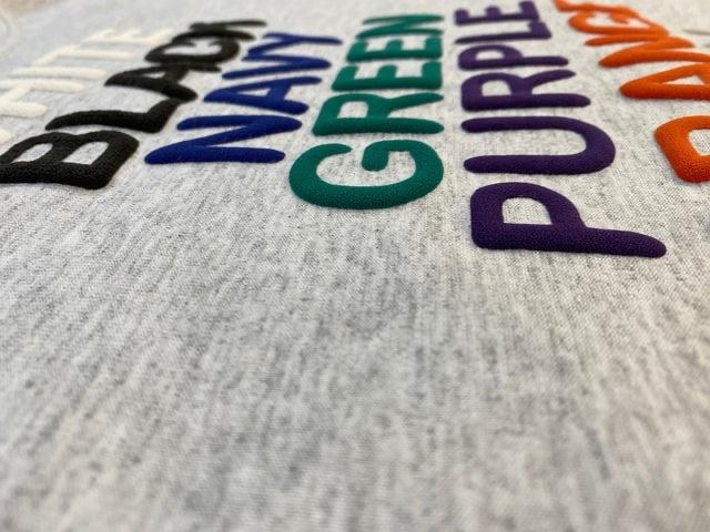 Red Puff Vinyl (HTV) 3D