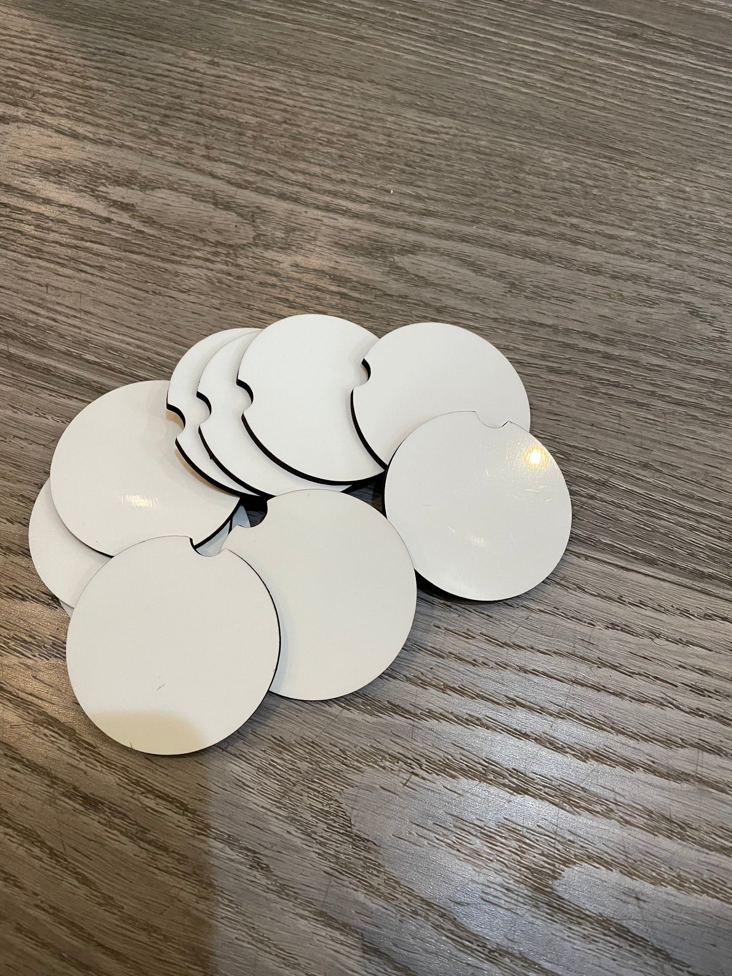 Sublimation blank car coaster (MDF) car accessory | truck coaster| 100% polyester
