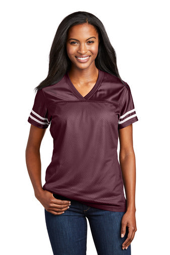 Maroon/White (Ladies) Sport-Tek® Ladies PosiCharge® Replica Jersey