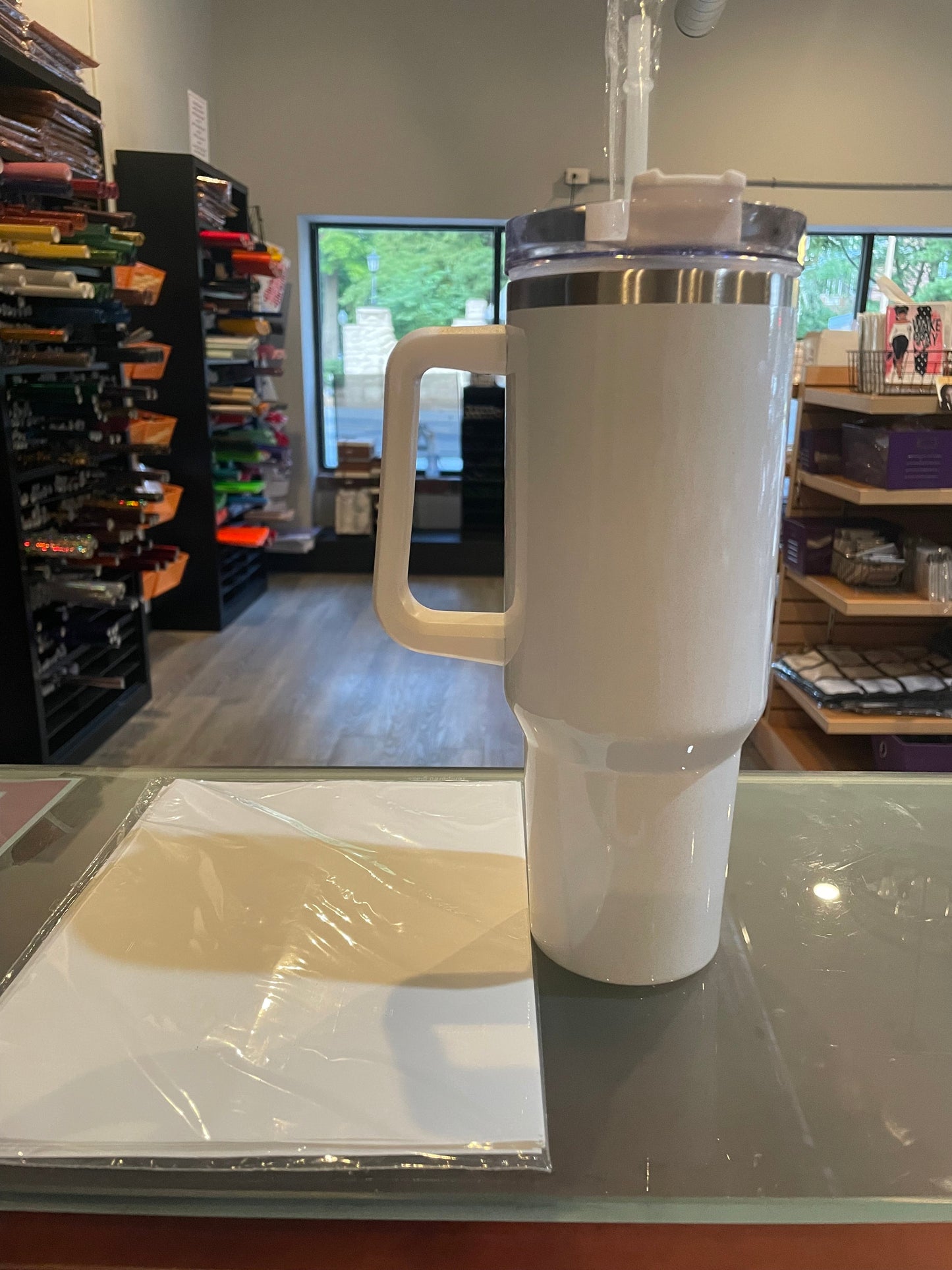 Blank Sublimation Tumblers 40oz Tumbler With Handle