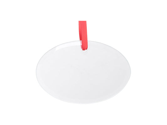 Oval Christmas Ornament Sublimation Blank