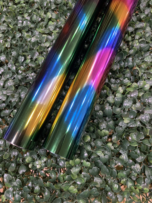 Rainbow Spots Soft Metallic - HTV