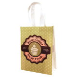 Small White Sublimatable Bag with 3 1/2" Gusset 8" x 12" sublimation blank