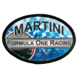 3" x 2" Oval Sublimation Patch with Adhesive & Black Border