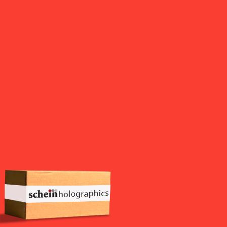 ORANGE OPAQUE FLUORESCENT VINYL BY SCHEIN HOLOGRAPHICS Adhesive Vinyl