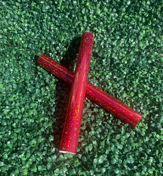 Red Hologram Heat Transfer Vinyl