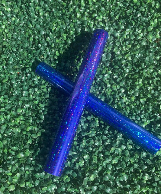 Blue Sparkle Hologram Heat Transfer Vinyl