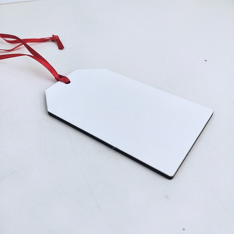 Sublimation double Sided Christmas/hang Tag, MDF Hardboard, 2.0 x 3.25 inches,