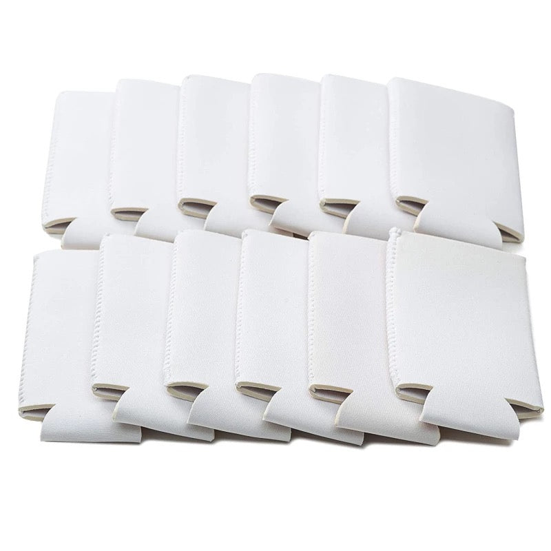 Neoprene SUBLIMATION Can Coolers | 12oz Can Holder | White Can Holder Blank