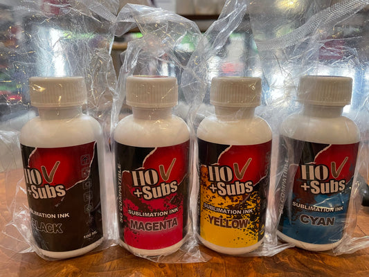 100ML CMYK Sublimation Ink Bottle Refills For Sawgrass Printers