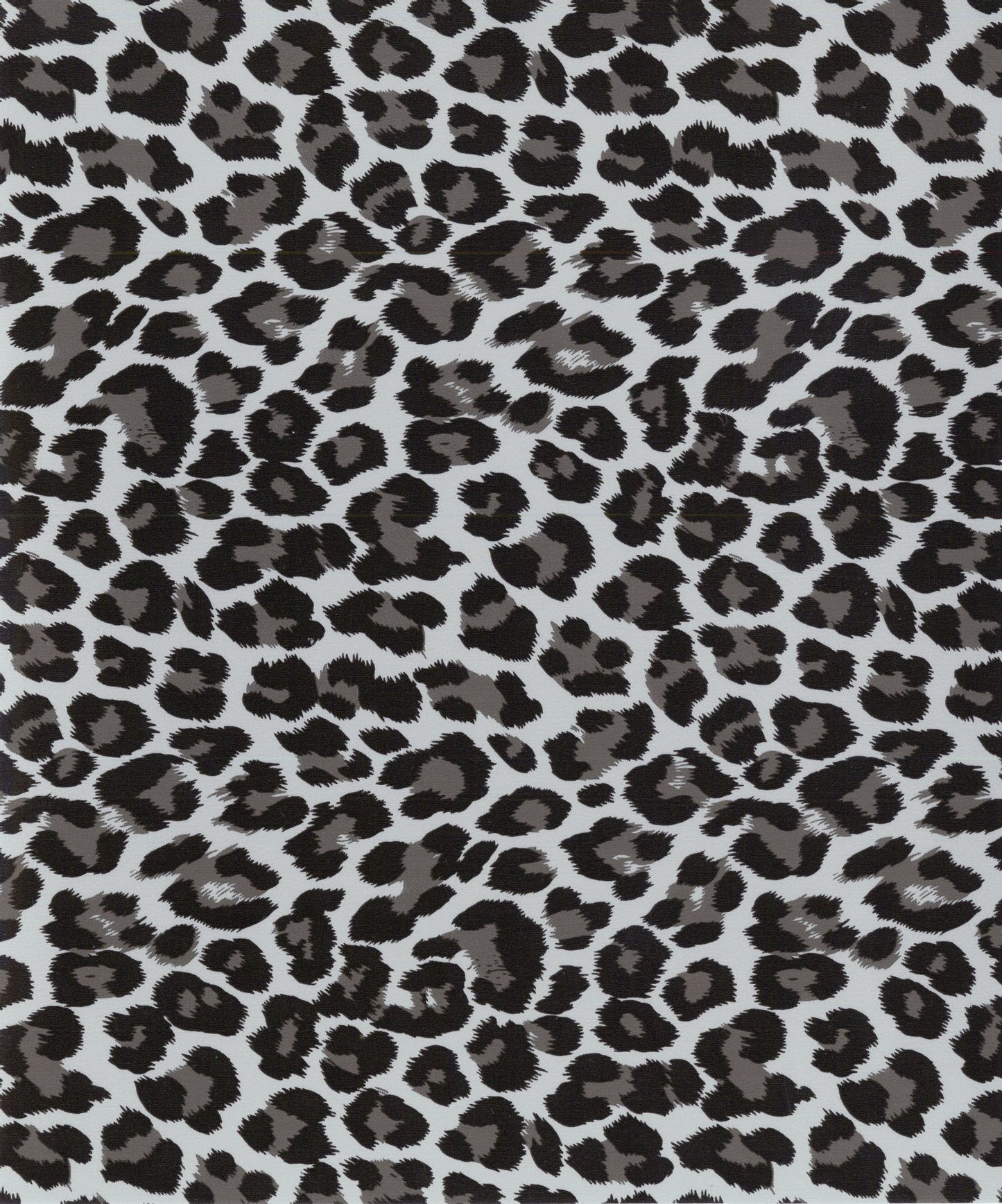 Leopard-Silver Soft Metallic Heat Transfer Vinyl (HTV)
