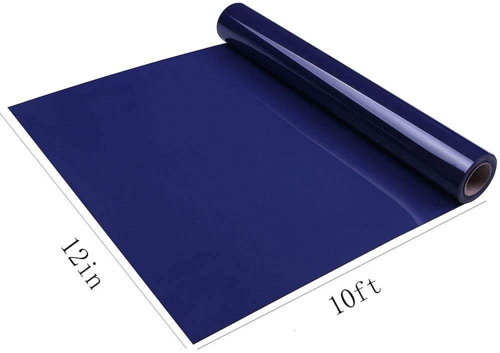Navy Blue Opaque Heat Transfer Vinyl (HTV)