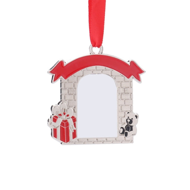 Sublimation Christmas Tree Hanging Ornaments -Metal