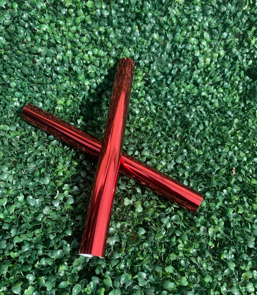 RED SOFT METALLIC VINYL