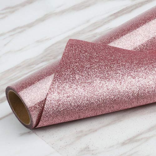 Rose Gold Glitter Heat Transfer Vinyl (HTV)