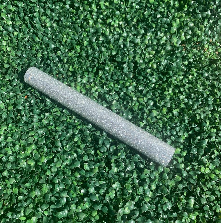 Silver Glitter Heat Transfer Vinyl (HTV)